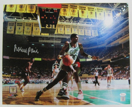 Robert Parish Boston Celtics Autographed/Signed 16x20 Photo JSA 133862