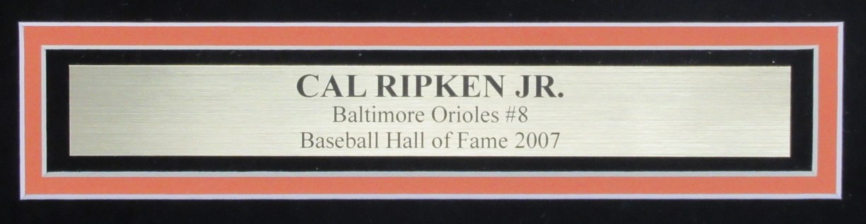 Cal Ripken Jr. HOF Signed/Auto 16x20 Photo Baltimore Orioles Framed JSA 191946