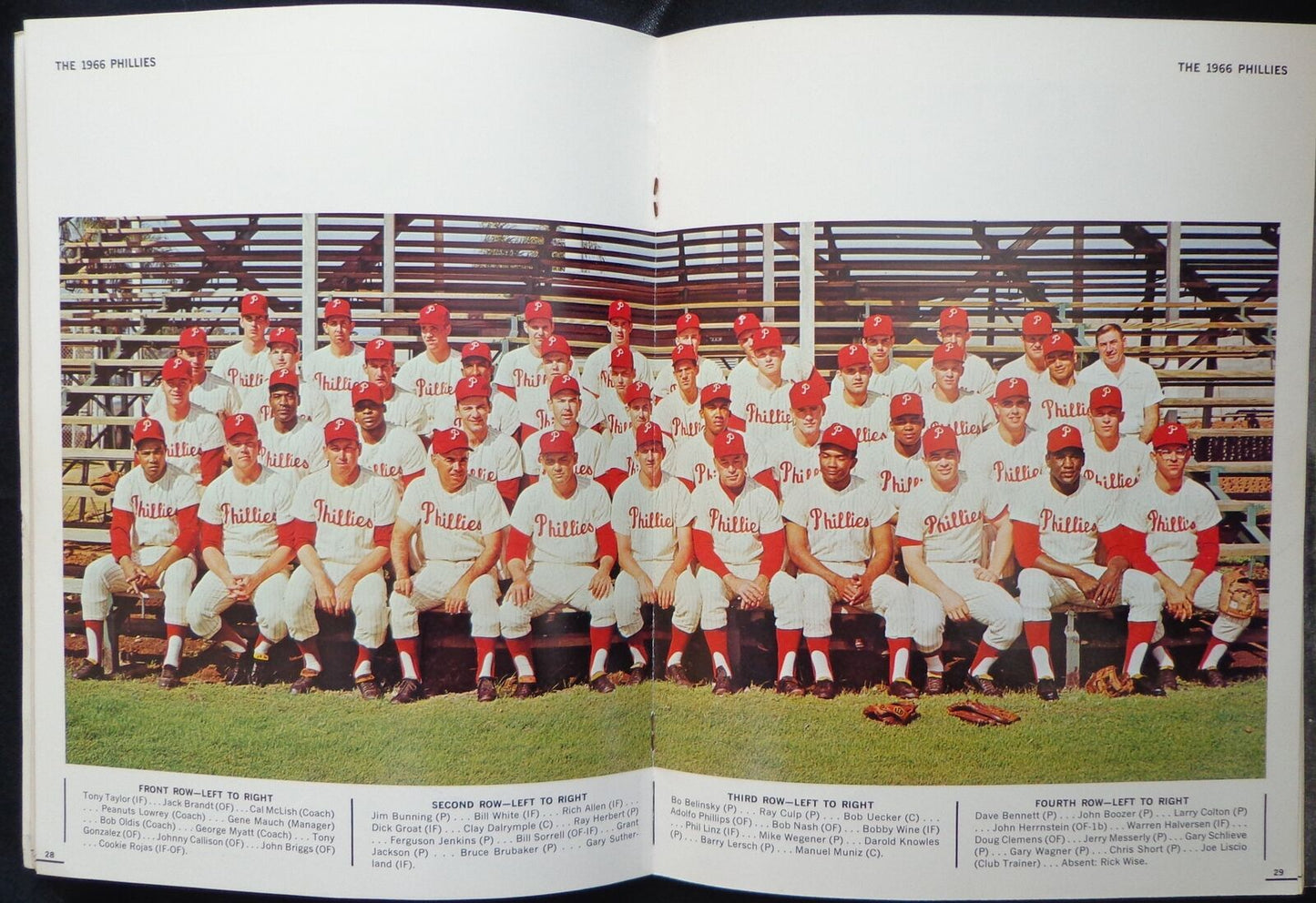 1966 Philadelphia Phillies Yearbook