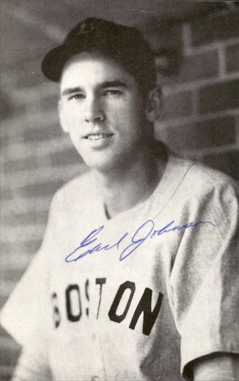 Earl Johnson Red Sox d. 1974 Signed/Autographed 3x5 Photo 178485