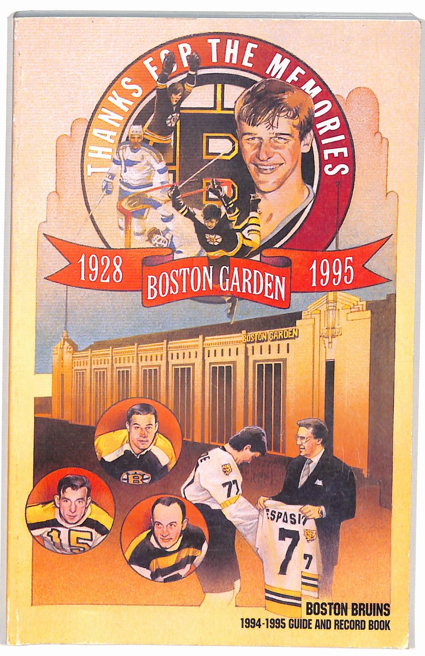 1994-95 Boston Bruins Media Guide and Record Book 182057