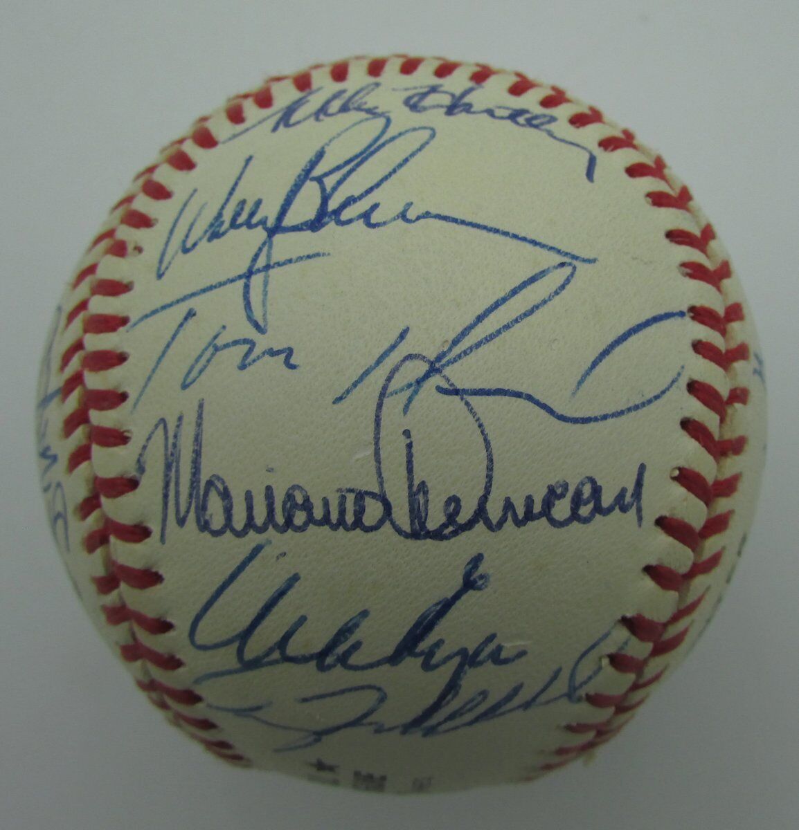 1992 Phillies Team Signed by 25 ONL Baseball Fregosi Kruk Bowa Amaro Jr 149236