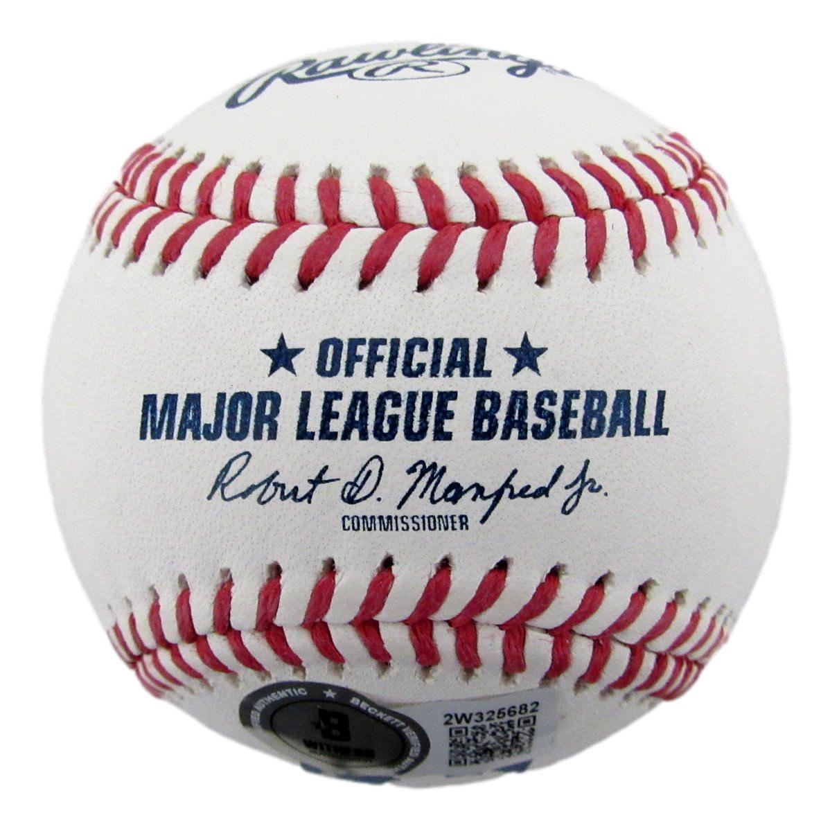Mike Schmidt HOF Signed/Auto OML Baseball Philadelphia Phillies Beckett 193331