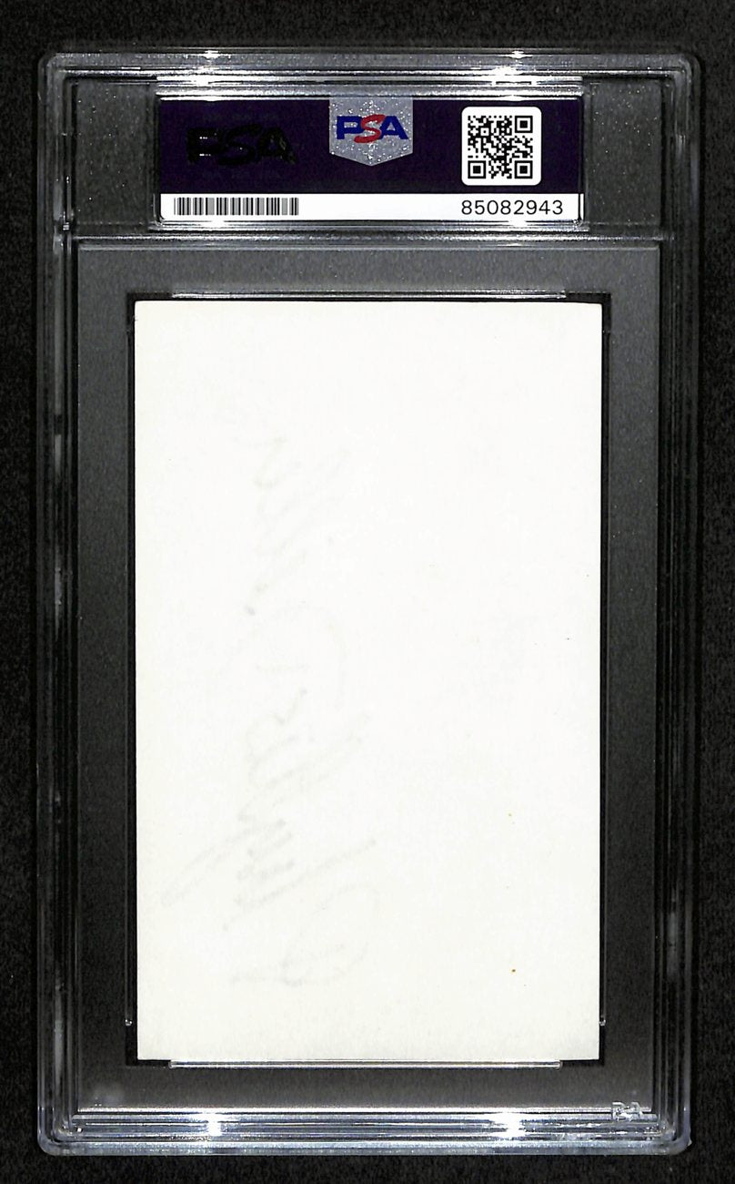 Phyllis Diller Signed 3x5 Index Card Stand-up Comedian PSA/DNA 184374