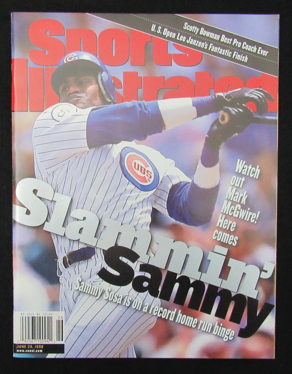 June 29, 1998 Sports Illustrated Magazine Newstand NO LABEL Sammy Sosa 187391