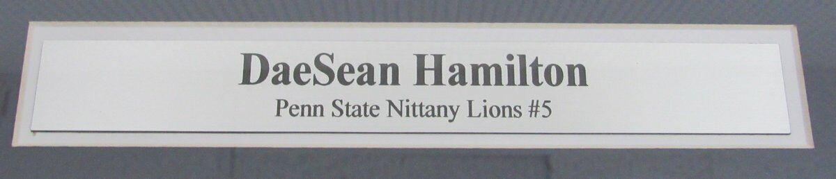 DaeSean Hamilton Penn State/PSU Signed 11x14 Photo Framed Inscribed JSA 135431