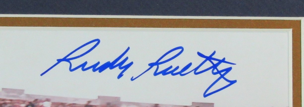 Rudy Ruettiger Notre Dame Signed/Autographed 11x14 Photo Framed PSA/DNA 175597
