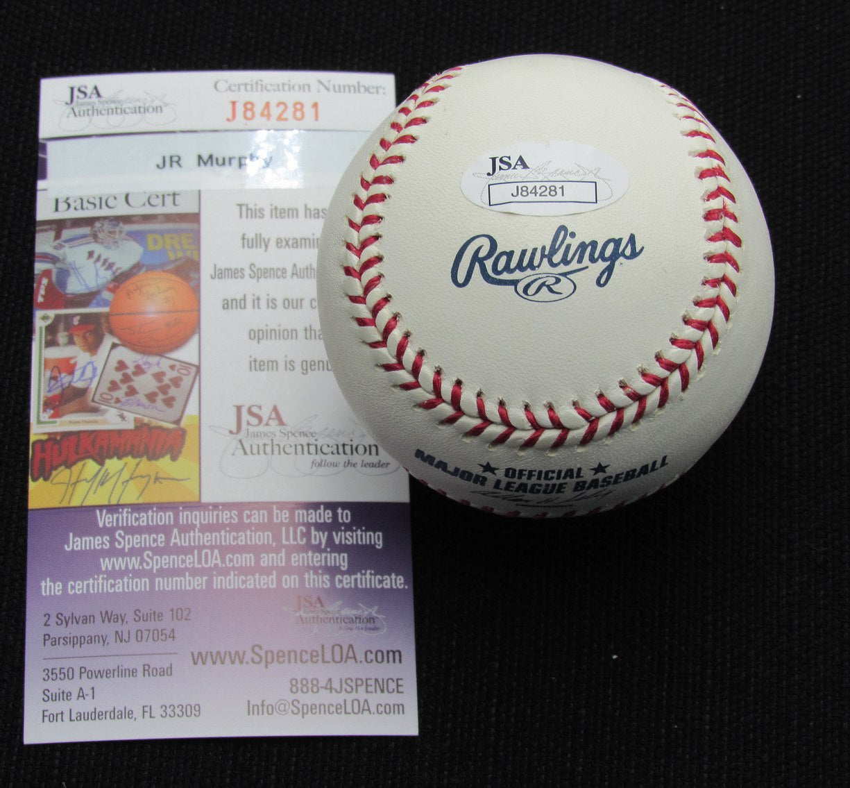 JR Murphy Signed/Auto Yankees 100th OML Baseball JSA Inscr 186895