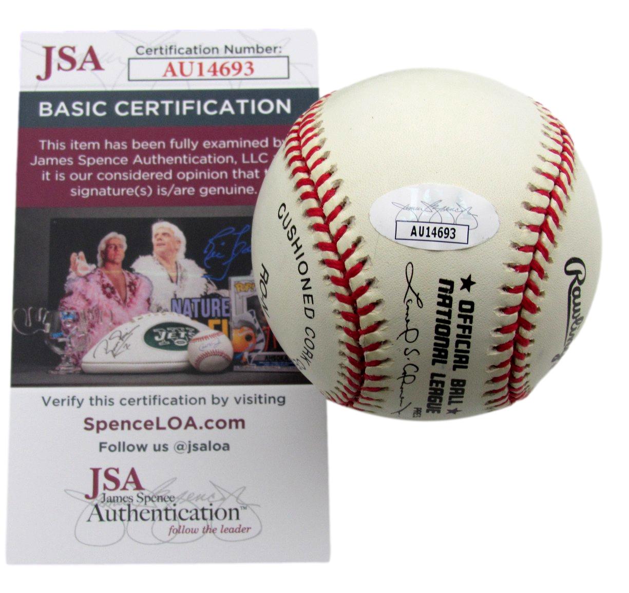 Ralph Branca/Bobby Thomson Dual-Signed/Inscribed ONL Baseball JSA 190025