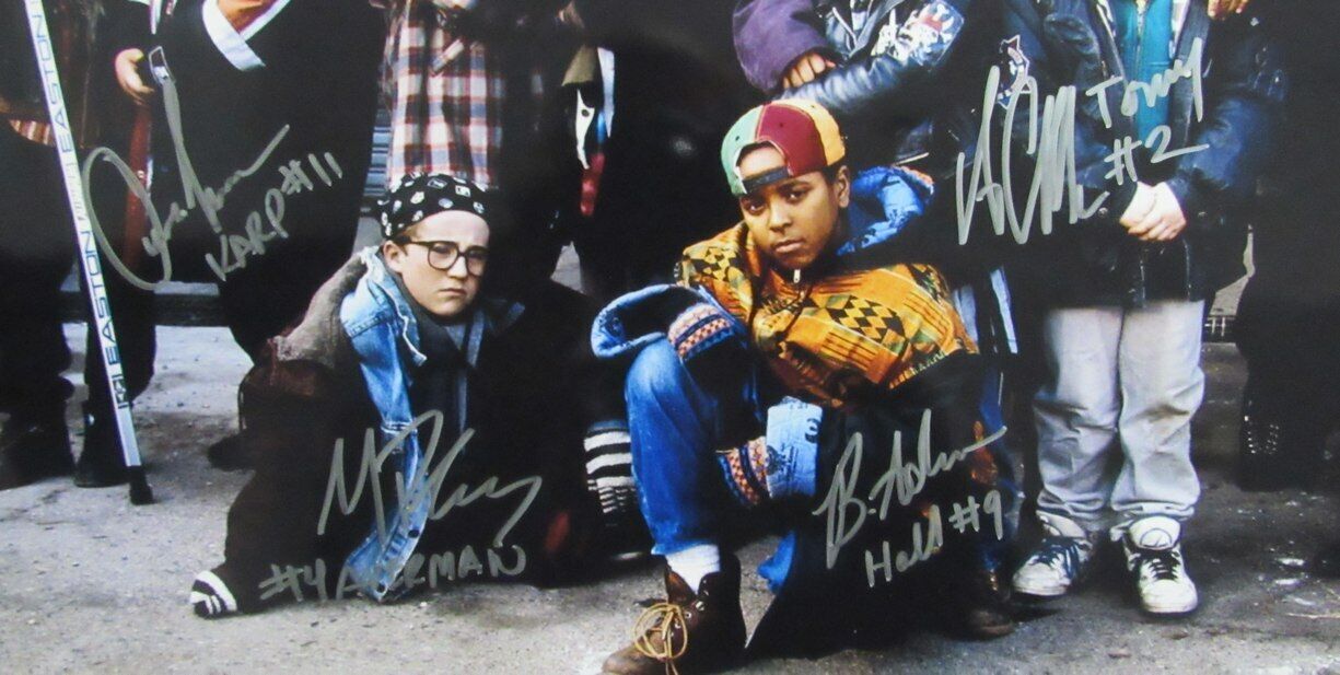 "The Mighty Ducks" Signed/Autographed by 9 Actors/Cast 16x20 Photo JSA 164436
