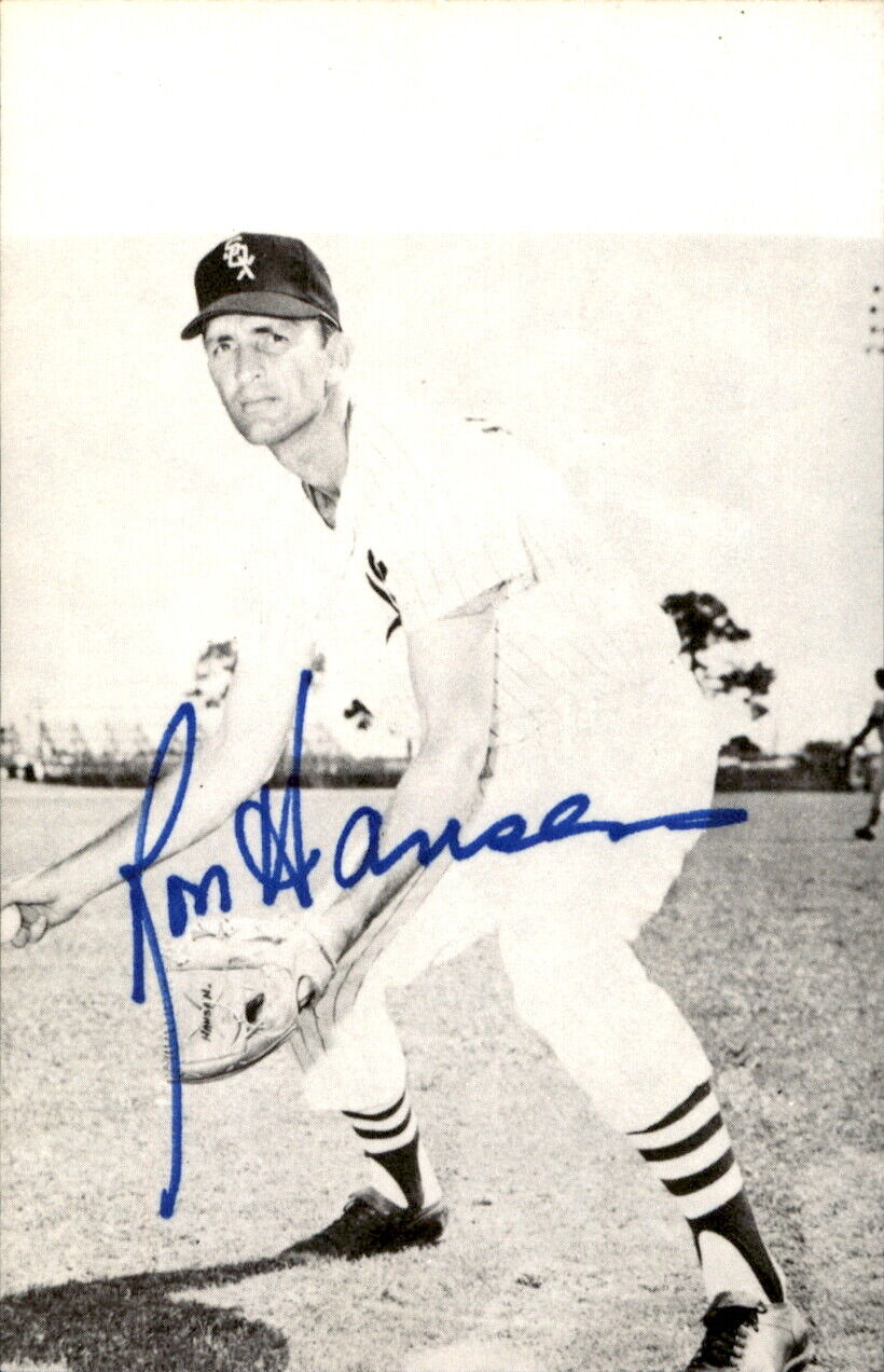 Ron Hansen Chicago White Sox Signed/Auto 3x5 Photo 178430