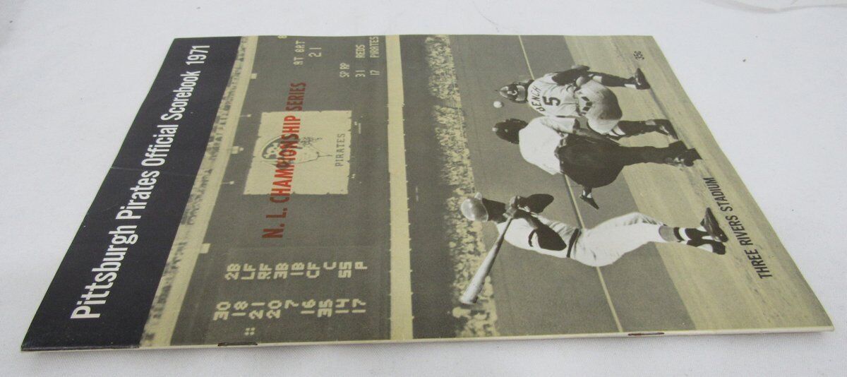 Very Rare 1971 Pittsburgh Pirates NLCS Official Program Clemente 135132