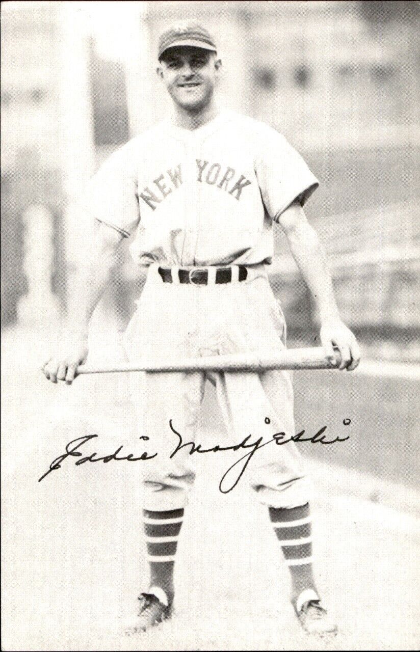 Ed Madjeski NY Giants d. 1994 Signed/Autographed 3x5 Photo 178585