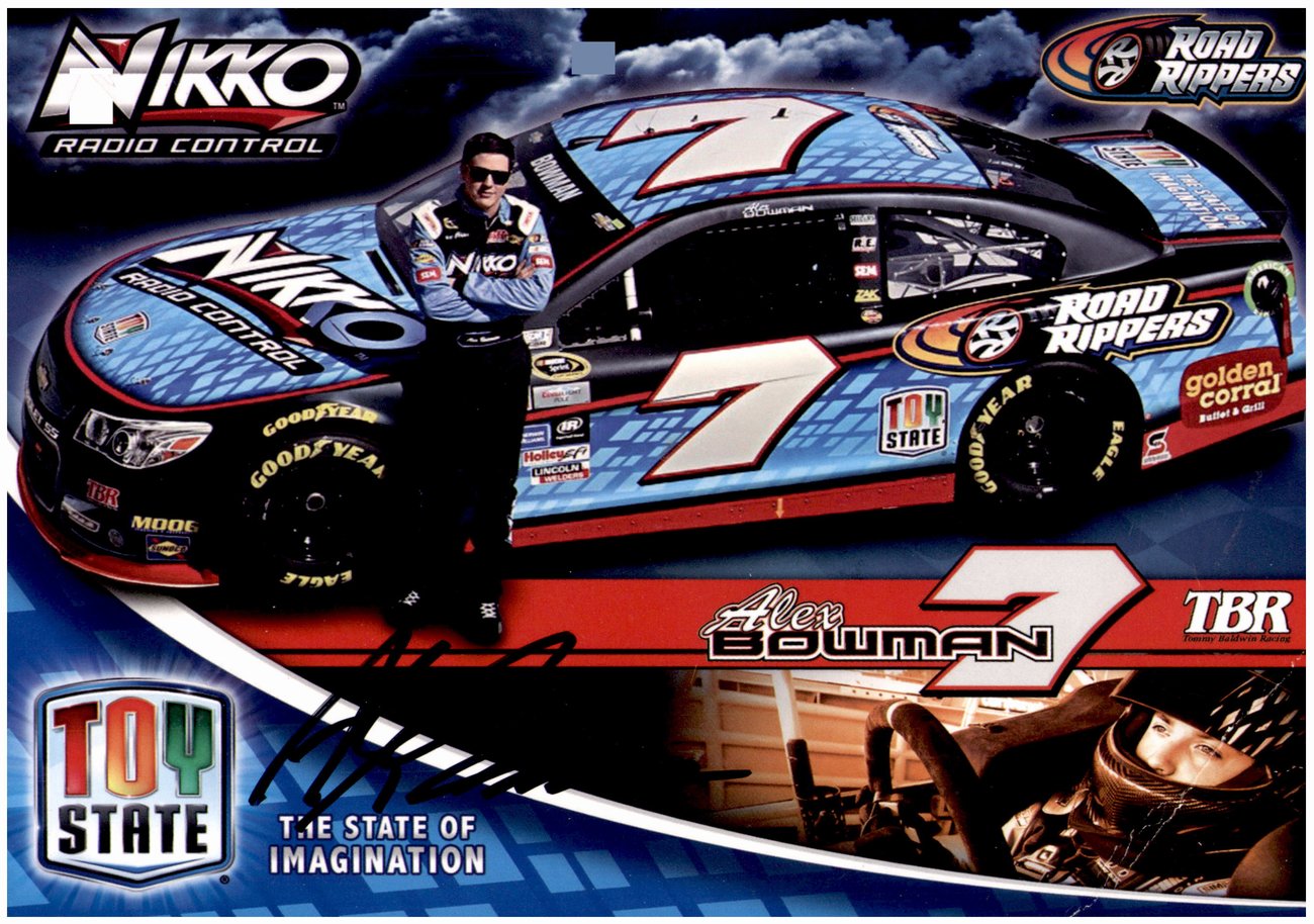 Alex Bowman Nascar Racing Driver Signed/Autographed 7x5 Color Photo 153911
