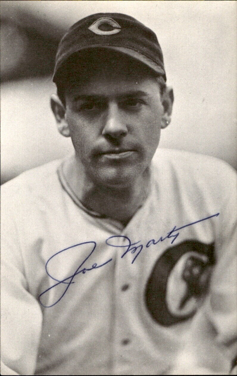 Joe Marty Chicago Cubs d. 1984 Signed/Auto 3x5 Photo 178605