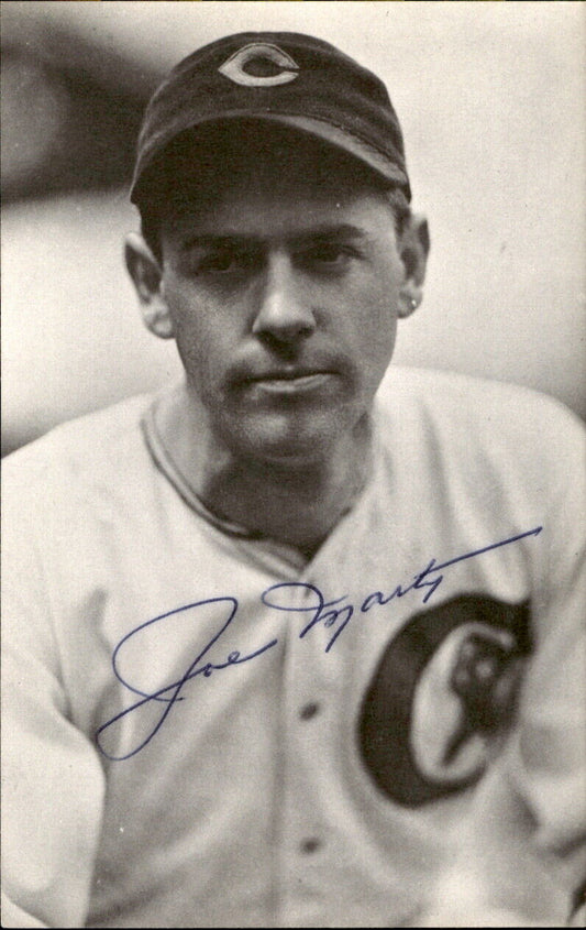 Joe Marty Chicago Cubs d. 1984 Signed/Auto 3x5  Photo 178605