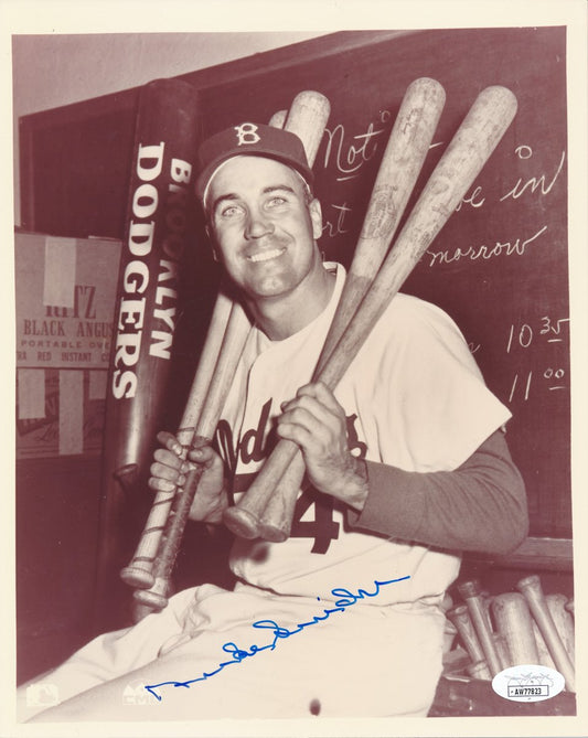 Duke Snider HOF Signed/Auto 8x10 Photo Brooklyn Dodgers JSA 191226
