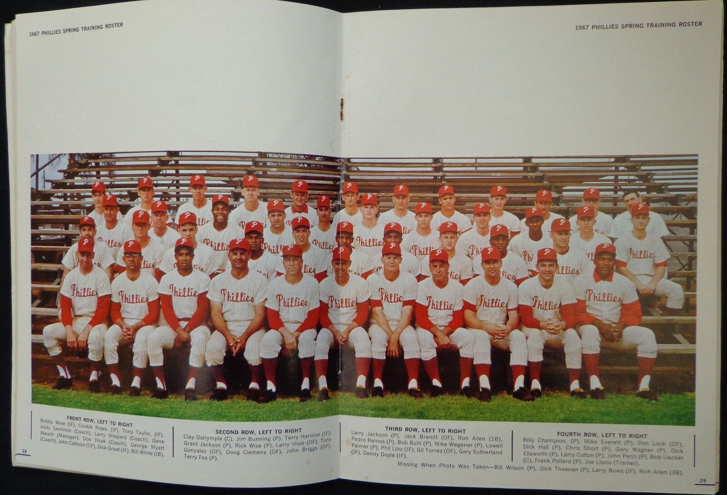 1967 Philadelphia Phillies Yearbook