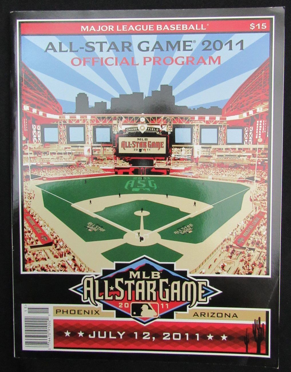 2011 MLB All Star Game Program Chase Field Phoenix Prince Fielder MVP