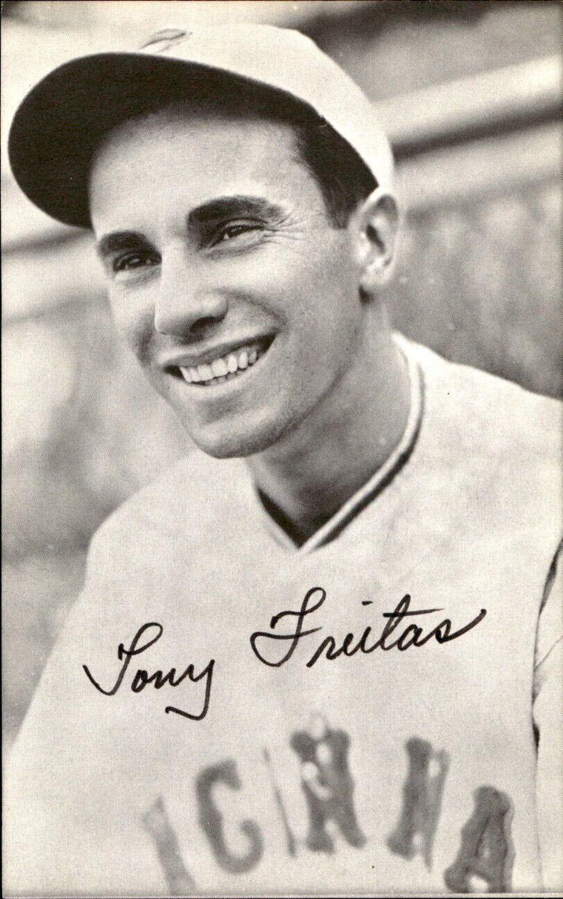 Tony Freitas Reds d. 1994 Signed/Autographed 3x5 Photo 178233