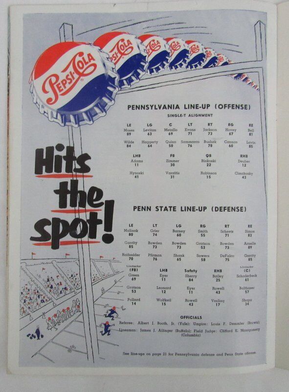1952 Penn State Nittany Lions vs. Penn College Football Program 137624