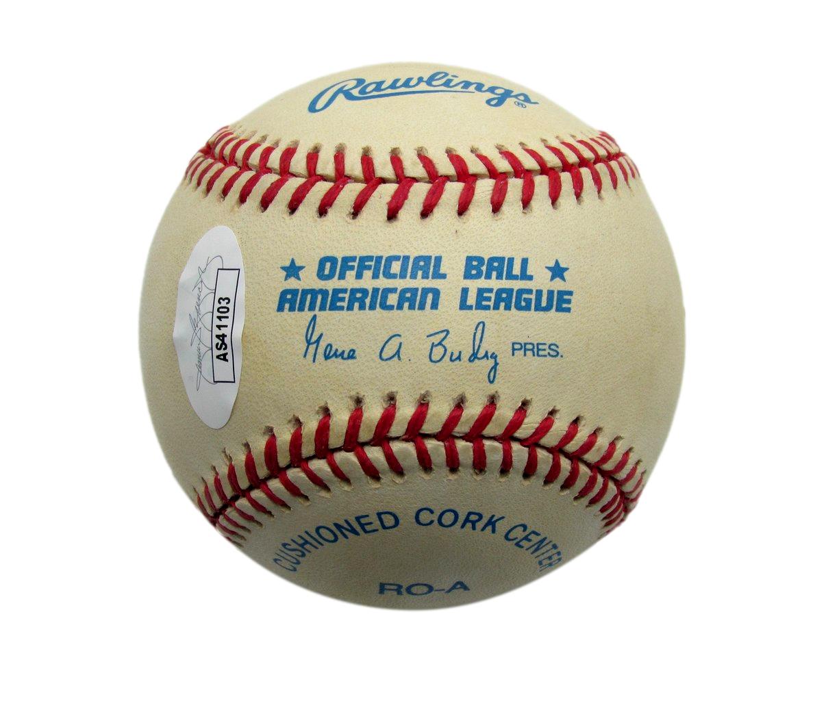 Earl Sidney Weaver HOF Signed Rawlings OAL Baseball Baltimore Orioles JSA 187318