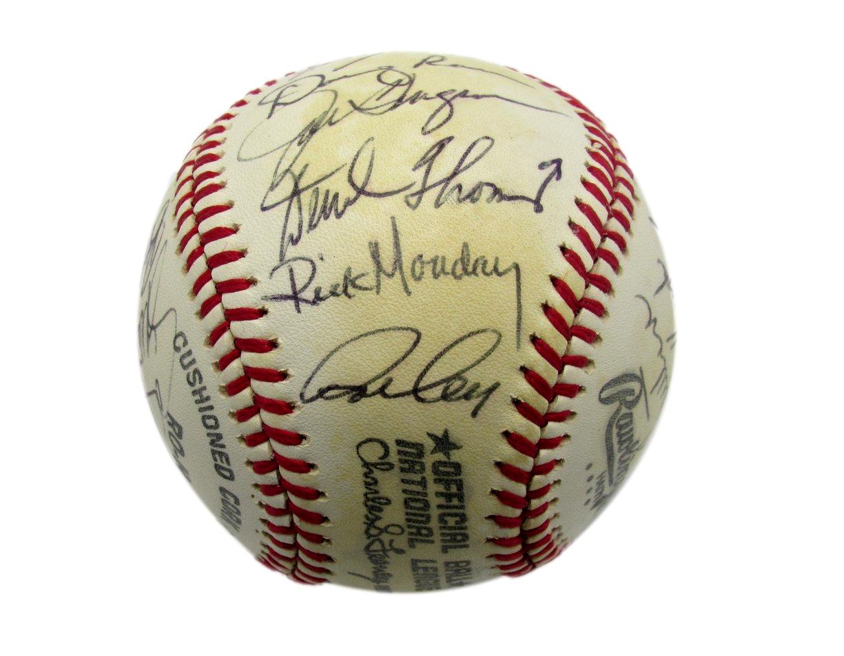 1979 Dodgers Team Signed by 18 ONL Baseball Sutton Lasorda HOF Garvey 190533