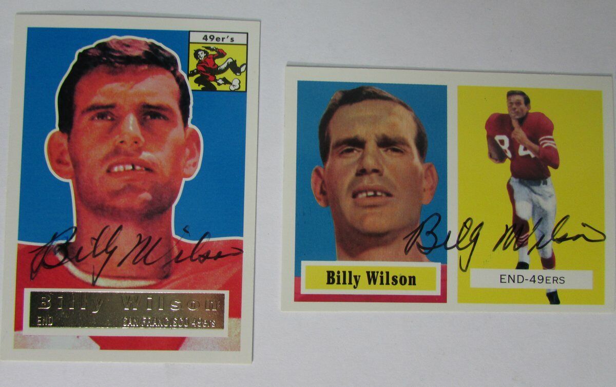 Lot of 25 Signed San Francisco 49ers Football Cards B. Wilson/Rathman 145482
