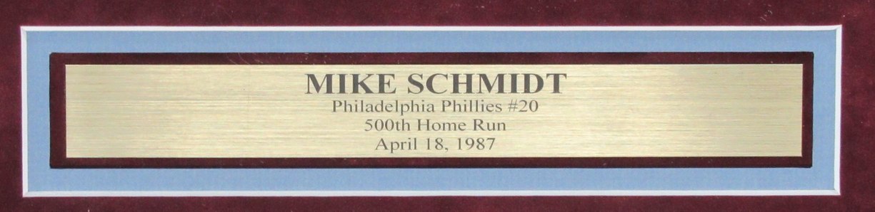 Mike Schmidt Autographed Philadelphia Phillies 16x20 Photo Framed PSA/DNA188756