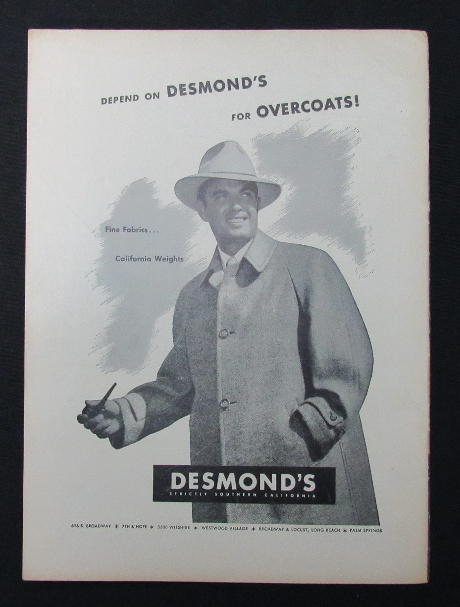 12/6/1947 So. California vs. Notre Dame Program 185945