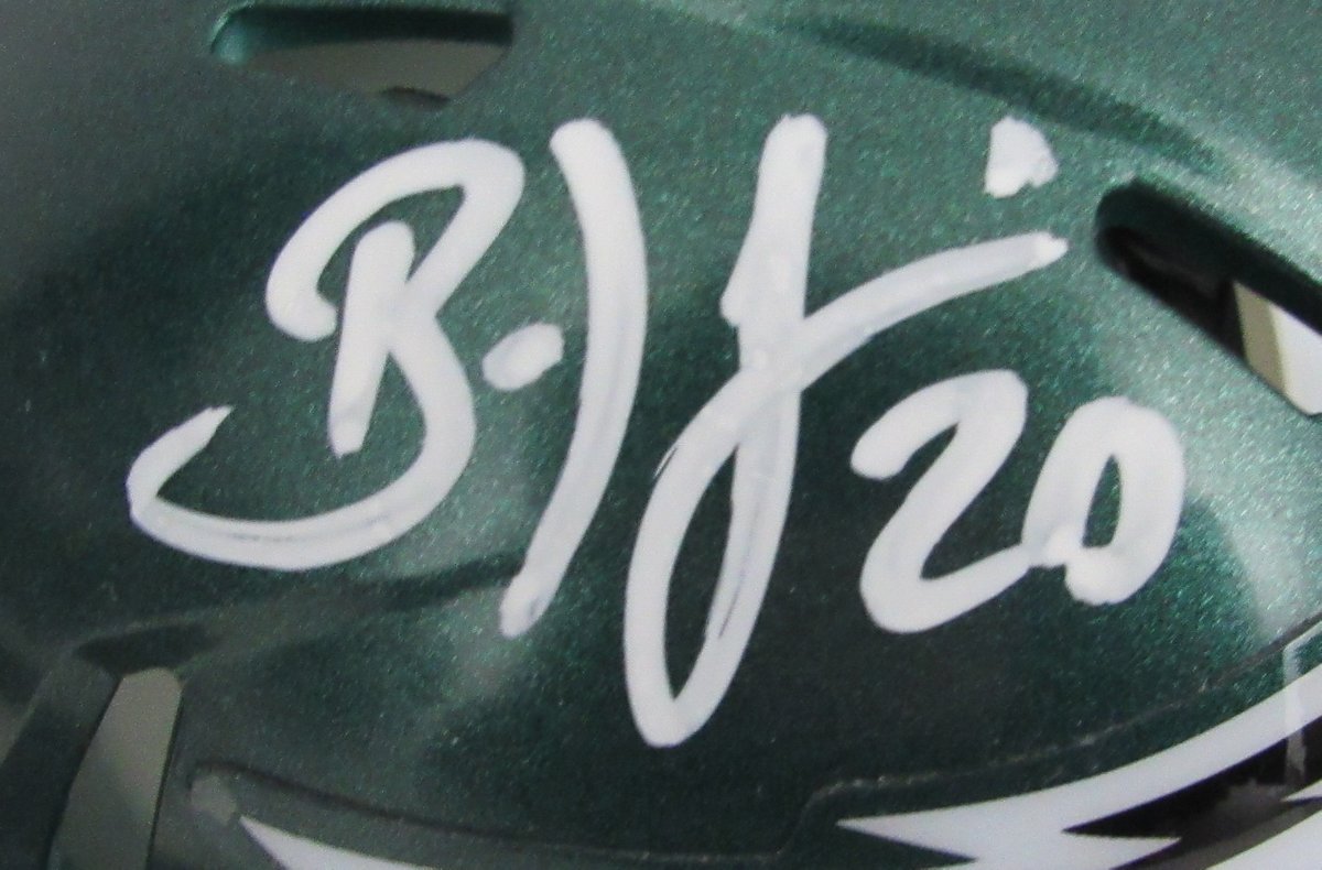 Brian Dawkins HOF Signed/Autographed Eagles Green Mini Helmet PSA/DNA 190727