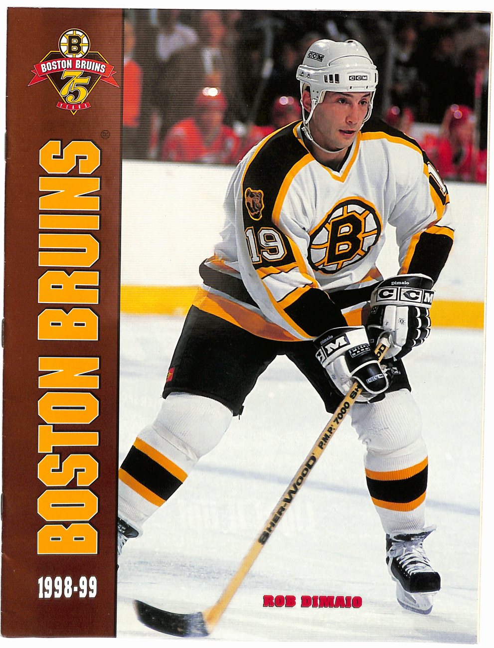 October 31 1998 Boston Bruins vs Carolina Panthers Offical Game Program 182016