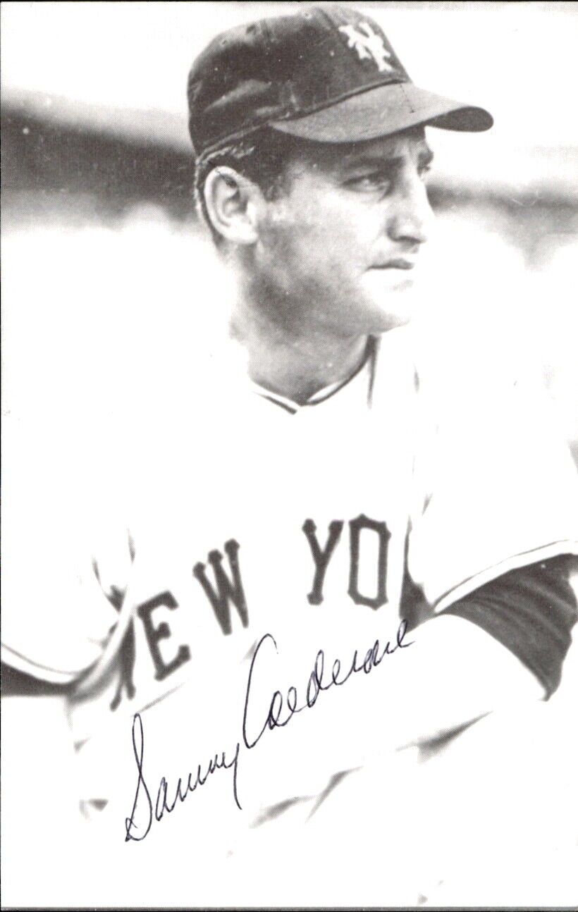Sam Calderone NY Giants d. 2006 Signed/Autographed 3x5 Photo 178106