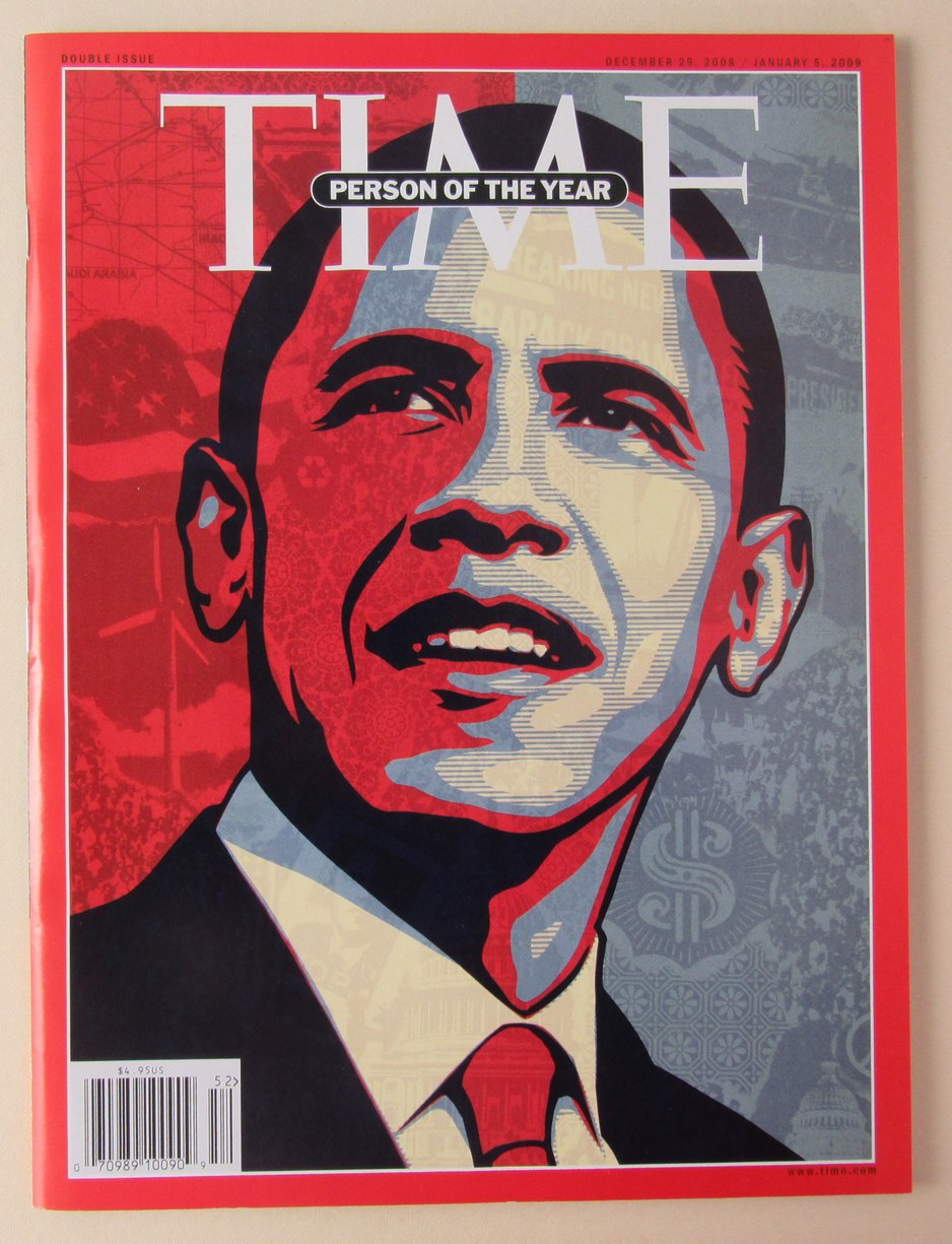 December 29, 2008 Time Magazine Newstand NO LABEL Barack Obama 189961