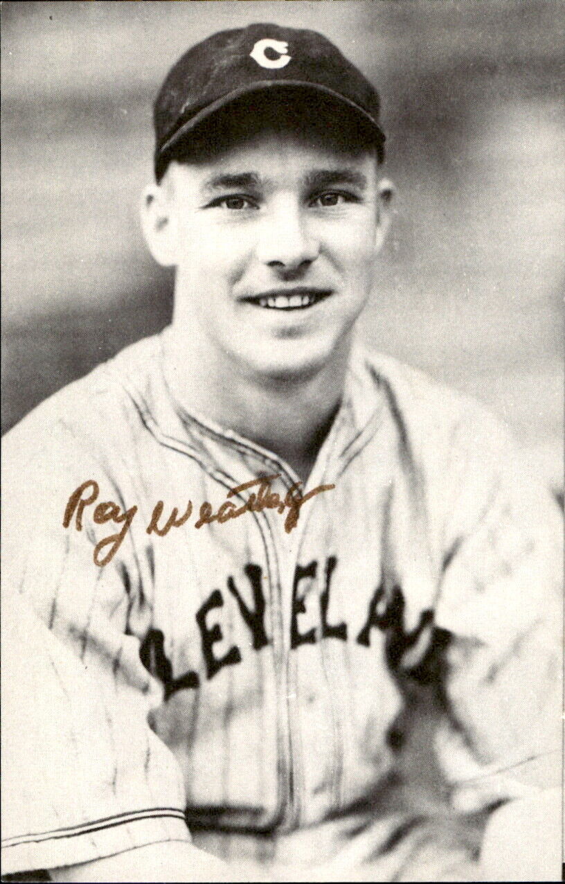 Roy Weatherly Indians d. 1991 Signed/Autographed 3x5 Photo 179308
