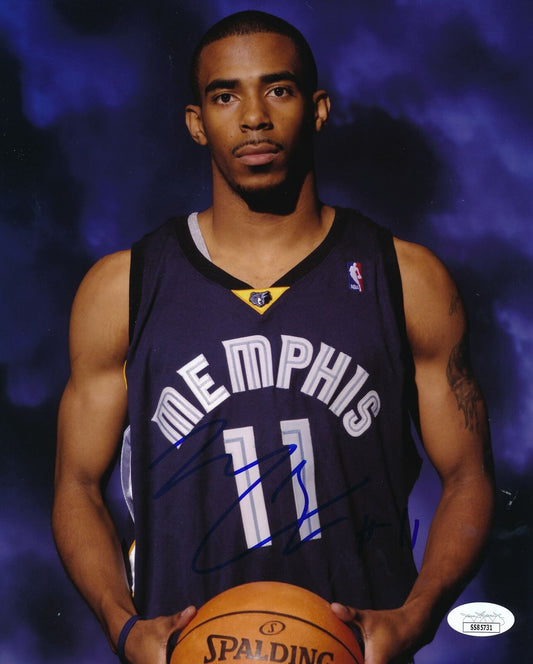 Mike Conley Memphis Grizzlies Signed/Autographed 8x10 Photo JSA 165436