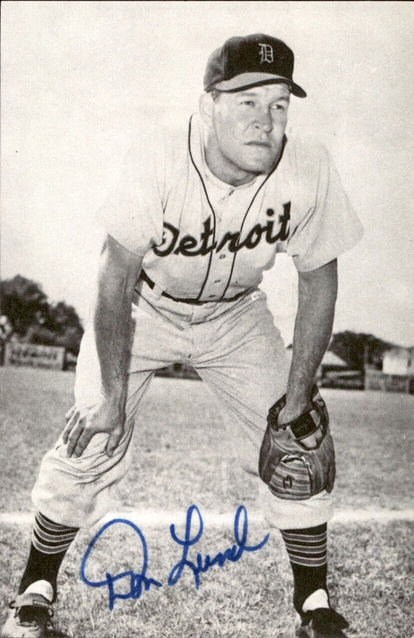 Don Lund Tigers d. 2013 Signed/Autographed 3x5 Photo 178578