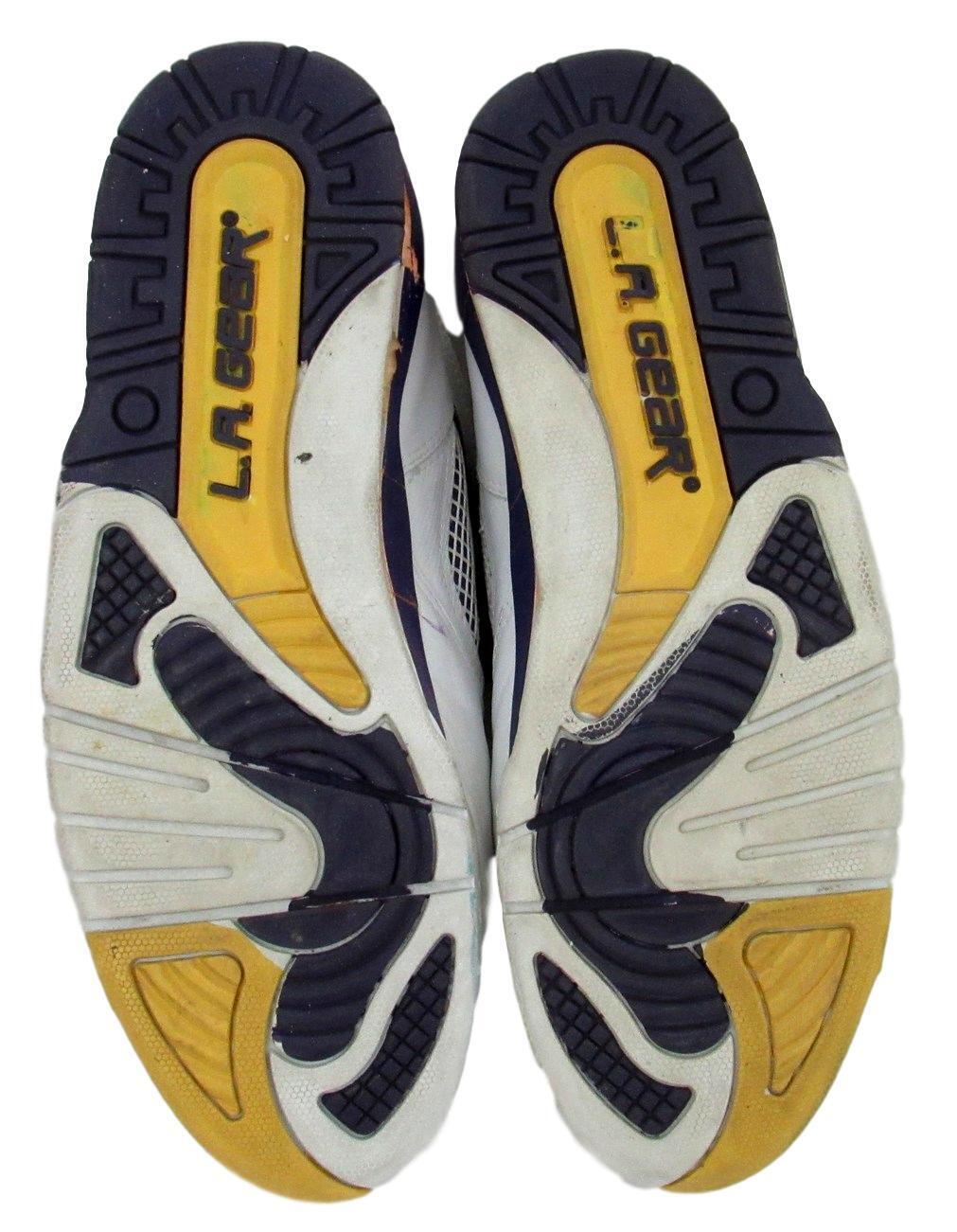 1990 Karl Malone Utah Jazz Signed Game Worn Sneakers Shoes LA Gear RARE 154711