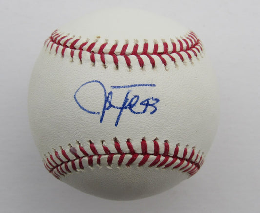 Josh Tomlin Autographed OML Baseball Cleveland Indians 180635
