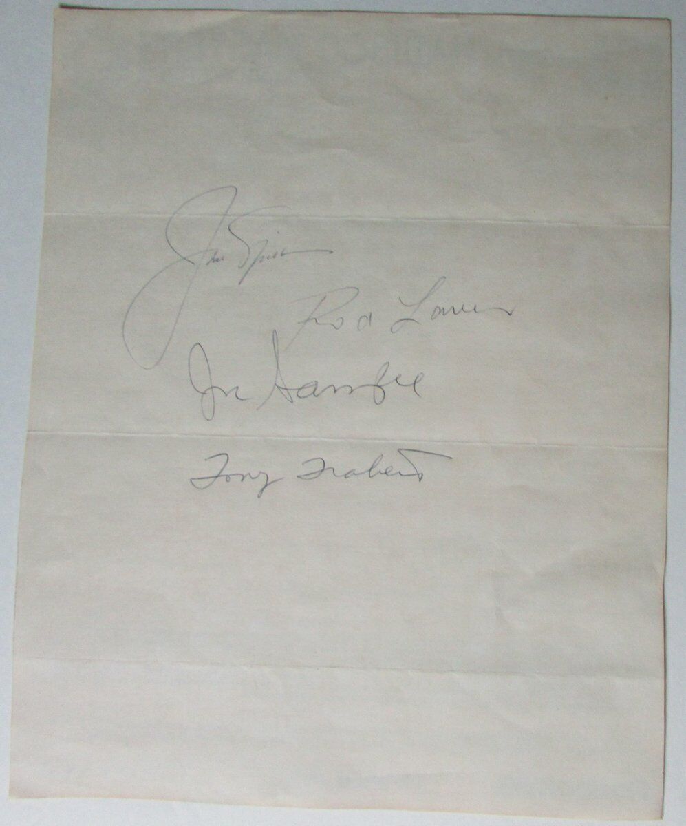 1986 Nabisco Masters Tennis Match Multi Signed by Nicklaus/Laver/Trabers 147507