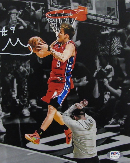 Mac McClung Autographed 8x10 Photo Los Angeles Lakers PSA/DNA 178353