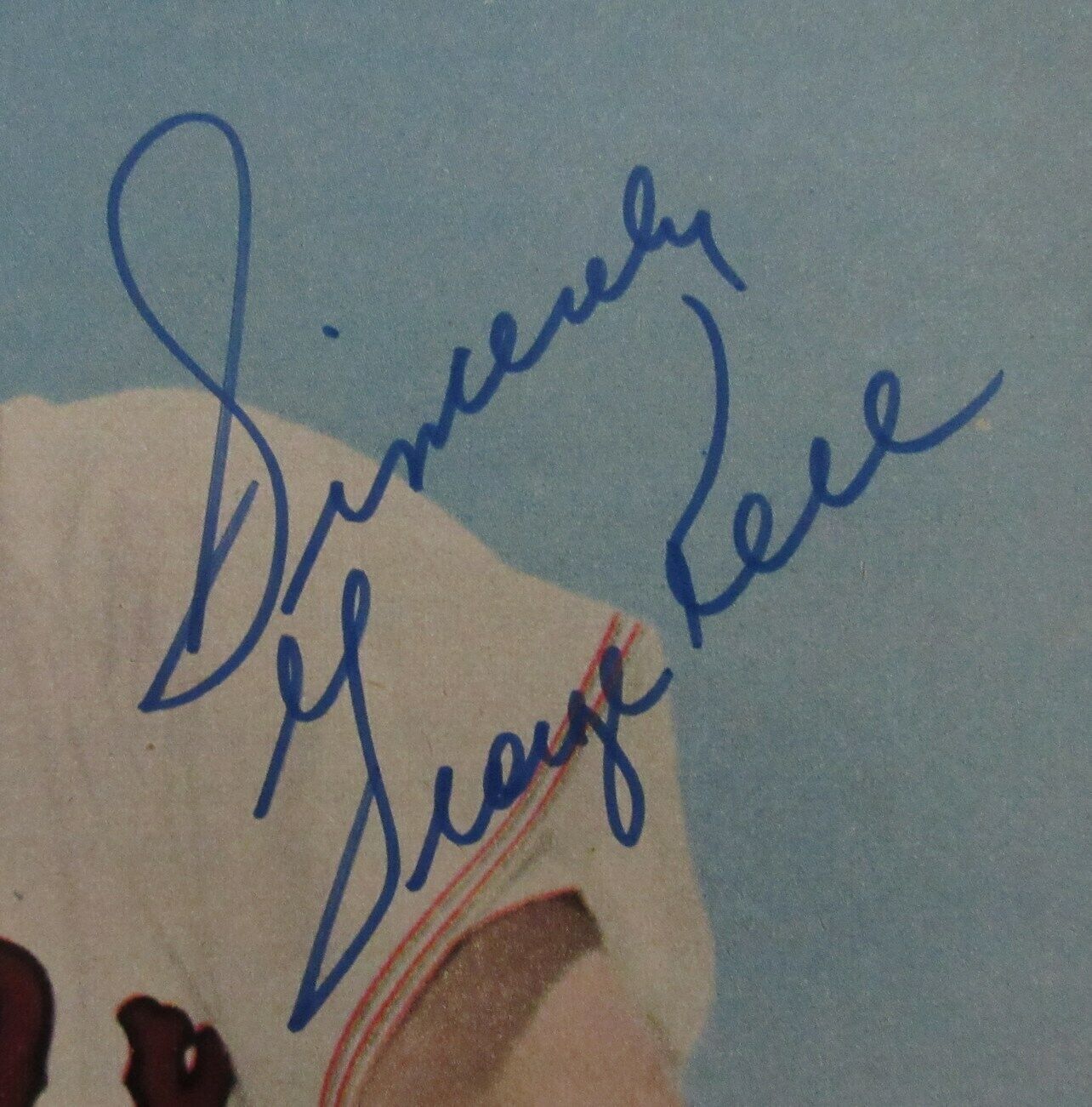 George Kell HOF Autographed Magazine Photo Boston Red Sox JSA