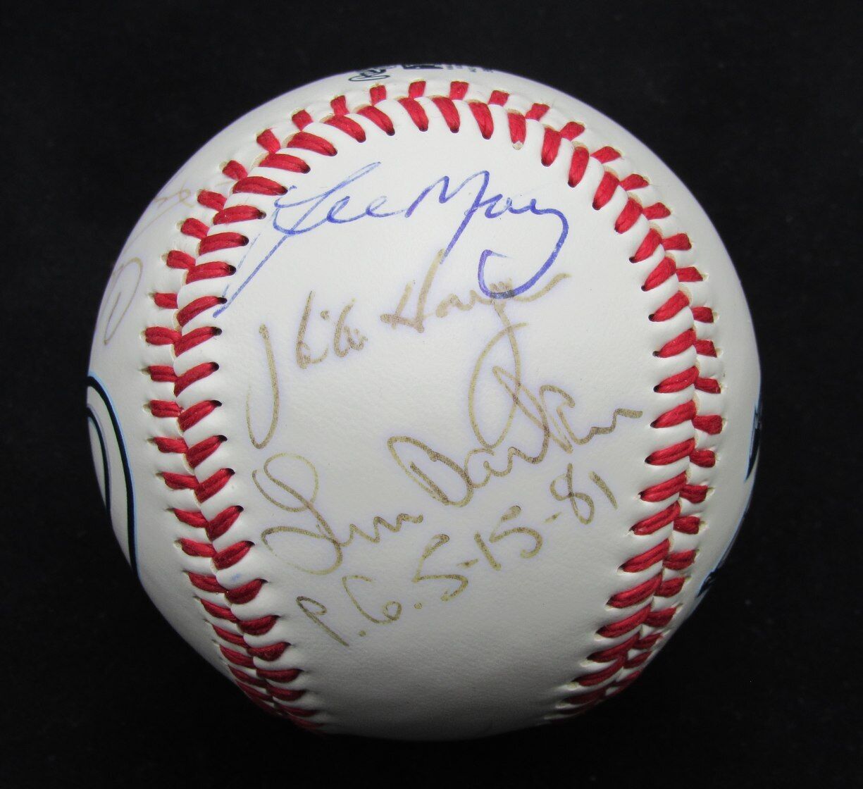 2010 Indians Fantasy Camp Multi-Autographed ML Baseball Cleveland Indians