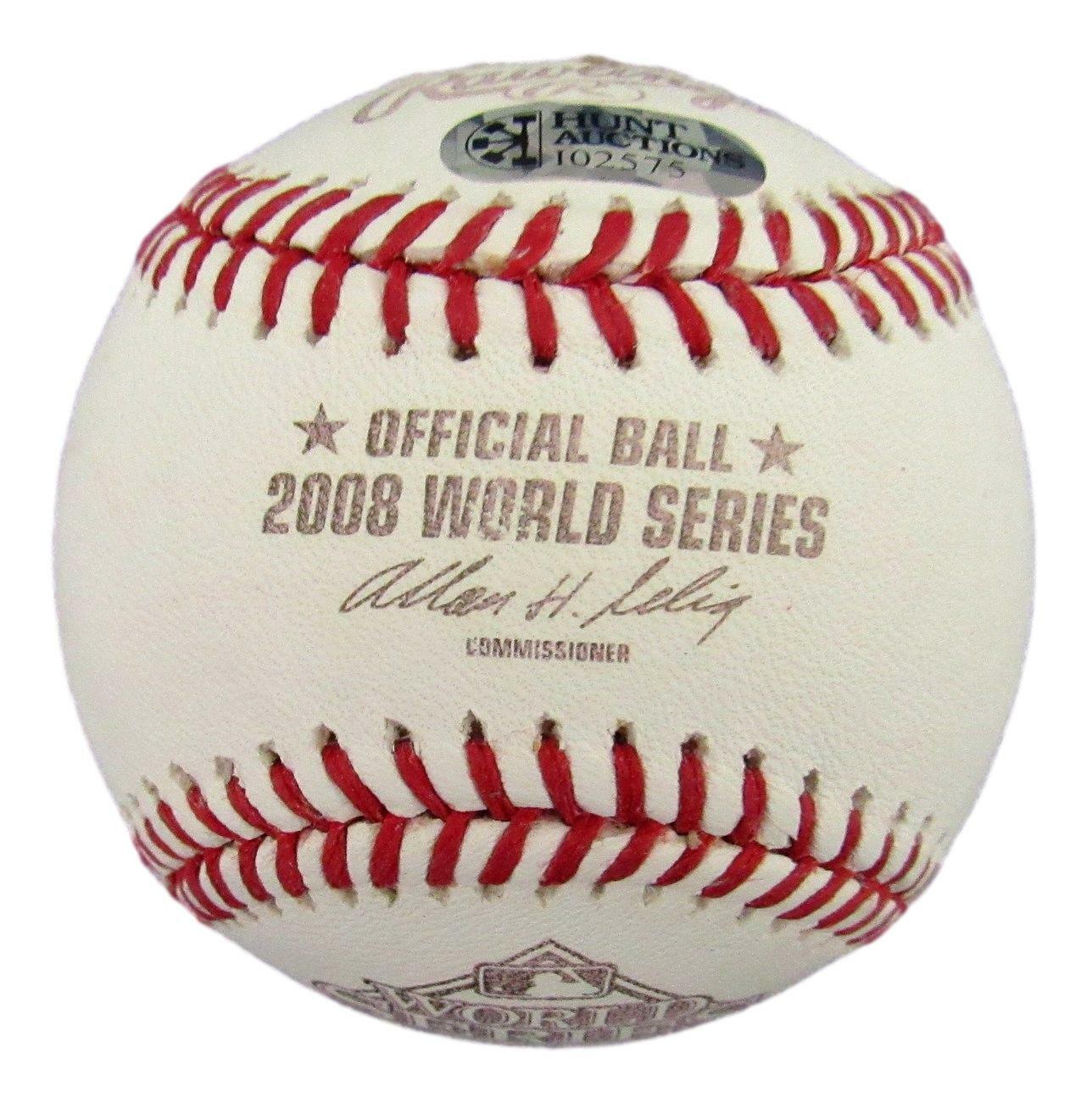 Ryan Howard Philadelphia Phillies Signed 2008 WORLD SERIES Baseball JSA 165160