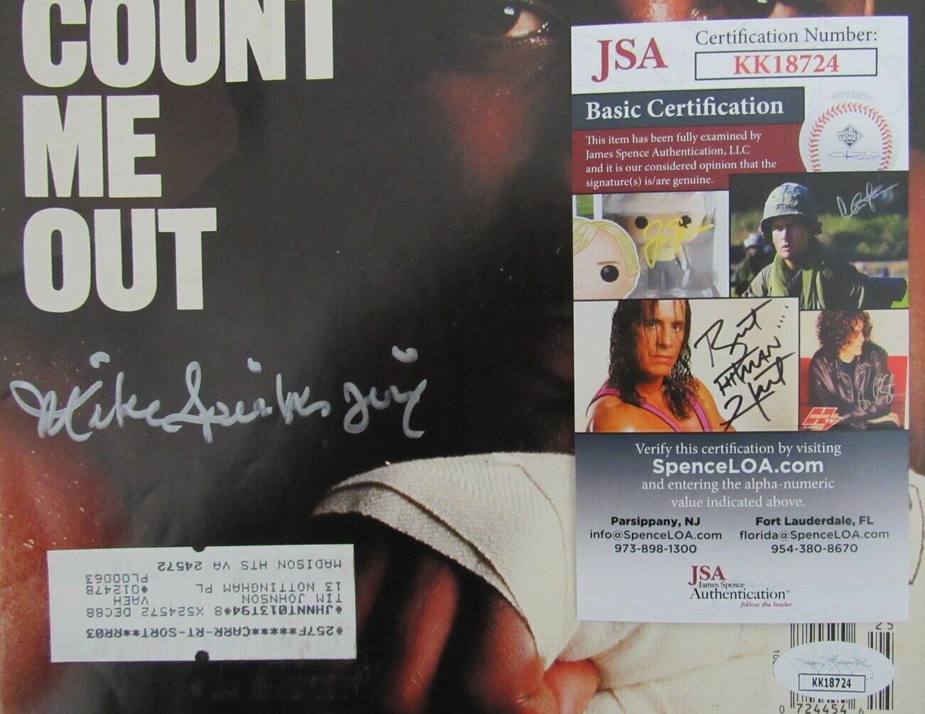 Michael Spinks Champ Signed/Autographed 1988 Sports Illustrated JSA 156360