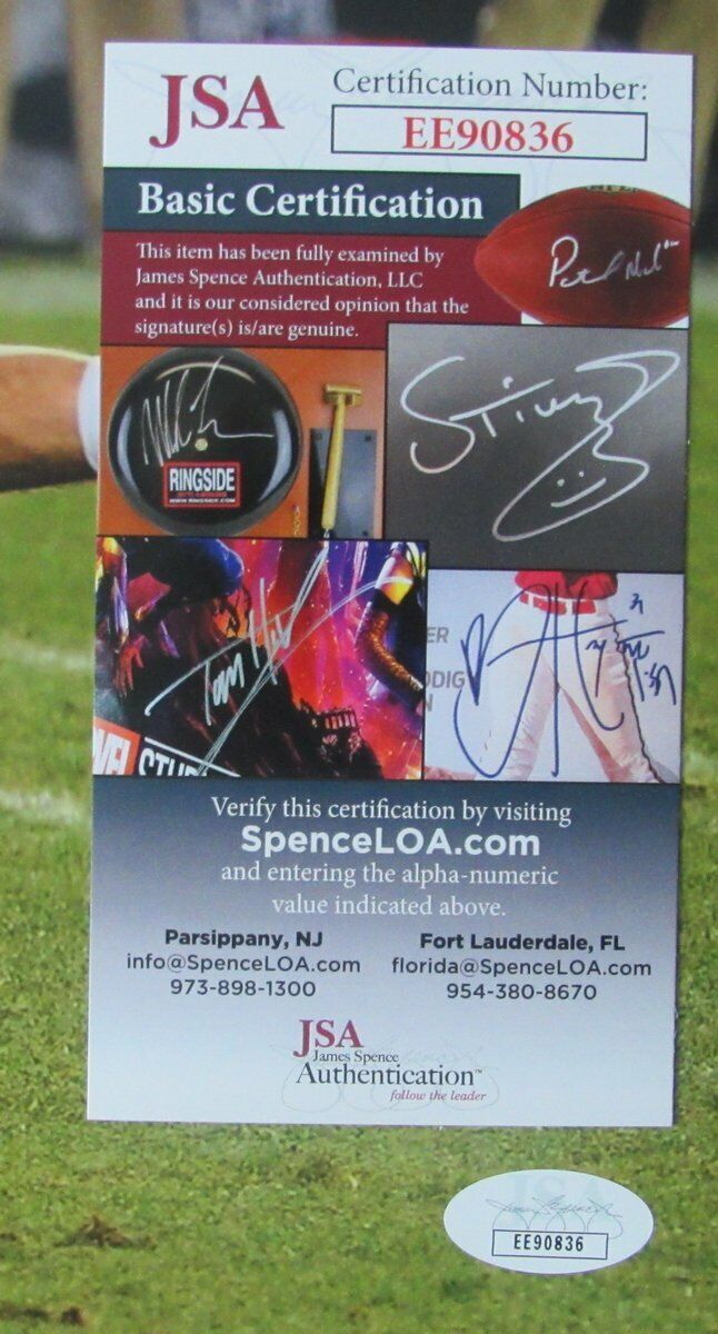 Sam Ficken Penn State PSU Pinstripe Bowl  Signed/Auto  11x14 Photo JSA 145877