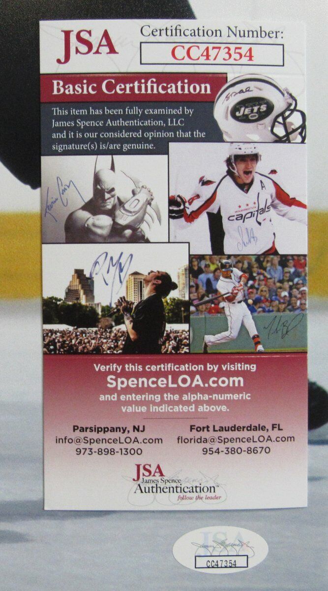 Tim Kerr Flyers Autographed/Signed w/inscr 11x14 Photo JSA 127800