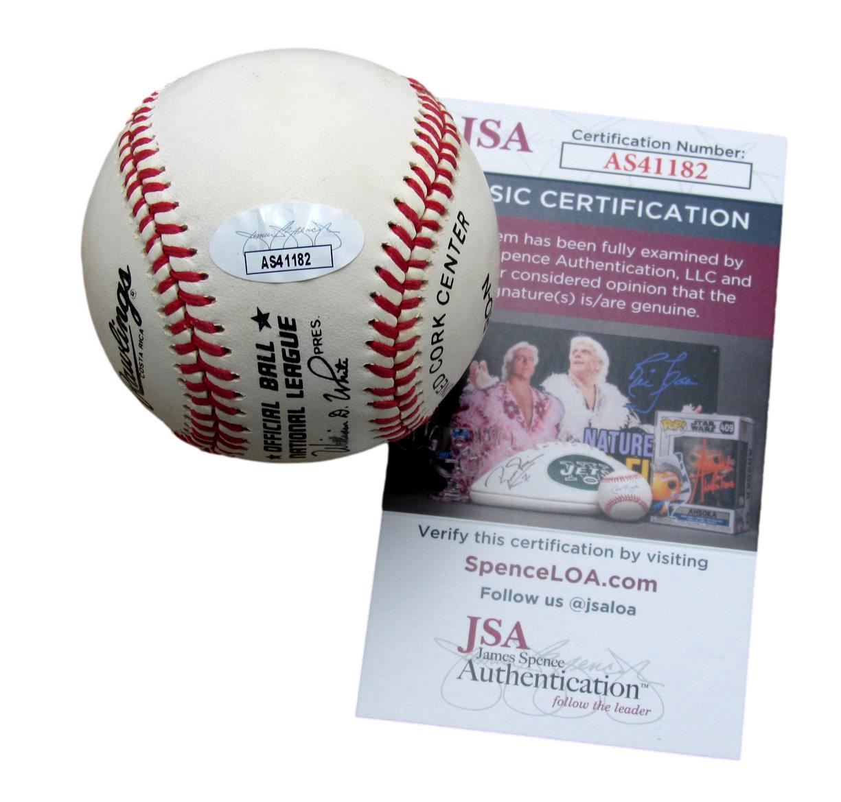 Duke Snider Signed/Inscribed ONL Baseball Dodgers The Duke of Flatbush JSA187301