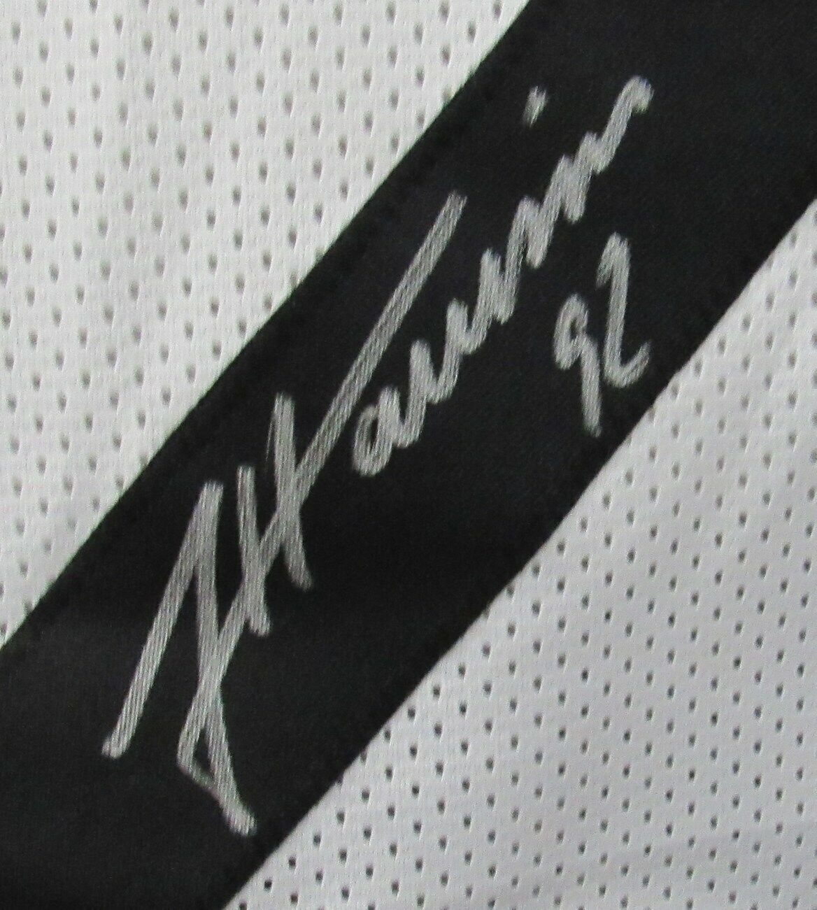 James Harrison Signed/Auto Steelers Custom White Football Jersey JSA 163159