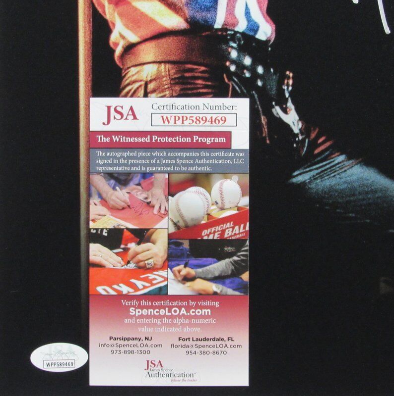 Joe Elliott Autographed 11x14 Photo Def Leppard JSA